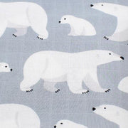 Polar Bear Muslin Blanket