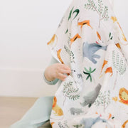 Zoo Muslin Blanket