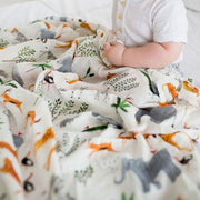 Zoo Muslin Blanket